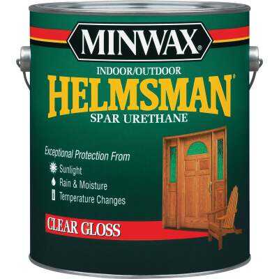 Minwax Helmsman Gloss Clear Spar Urethane, 1 Gal.